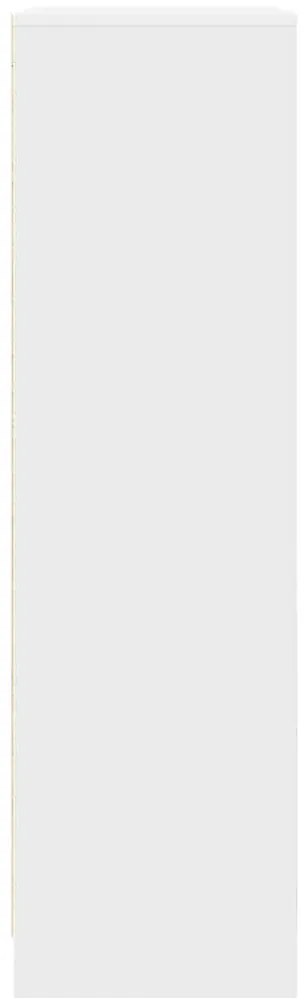 vidaXL Ντουλάπι με συρτάρι 55,5x34x119,5 cm Ξύλινο μηχανουργικό ξύλο