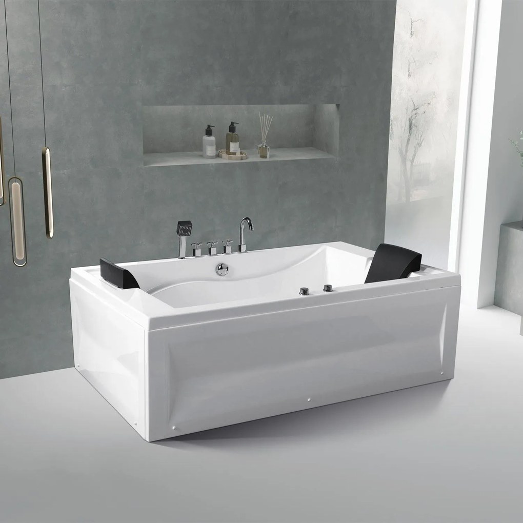 Karag Ornella K-1287 Μπανιέρα με σύστημα υδρομασάζ 180x120x60cm