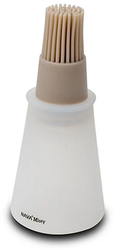 Πινέλο Σιλικόνης Με Δοχείο Misty 10-111-075 11.5cm Clear Nava Silicone
