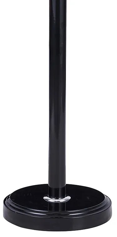 Καλόγερος ρούχων Violetta pakoworld μέταλλο μαύρο Φ31x167εκ