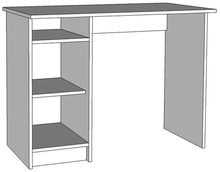 Γραφείο Rey Λευκό 100x50x74,5 εκ.