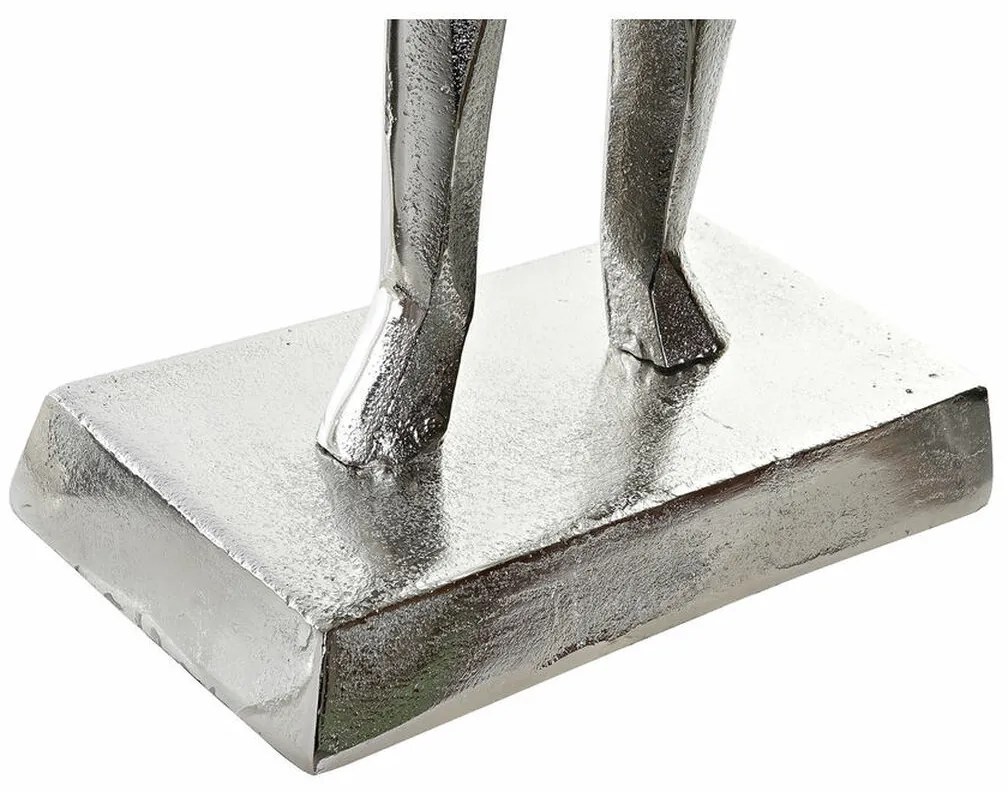 Διακοσμητική Φιγούρα DKD Home Decor 8424001856480 23 x 13 x 62 cm Ασημί (x2)