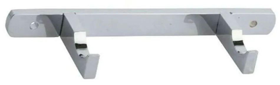 Άγκιστρο Μπάνιου 2 Θέσεων Hotel HOOK-007 14cm Chrome Karag Metal