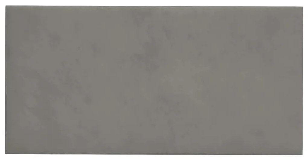 vidaXL Πάνελ Τοίχου 12 τεμ. Ανοιχτό Γκρι 30x15 εκ. 0,54 μ² Βελούδινα