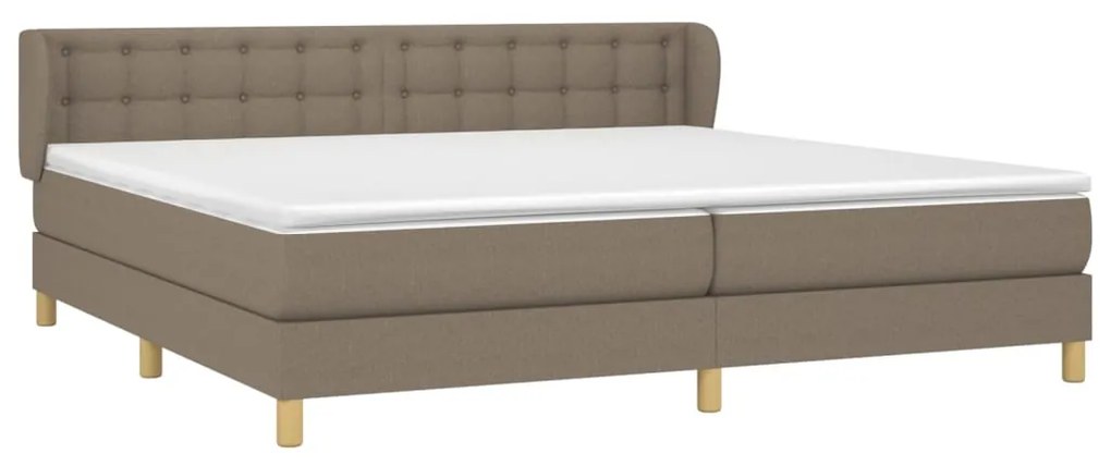 ΚΡΕΒΑΤΙ BOXSPRING ΜΕ ΣΤΡΩΜΑ TAUPE 200X200 ΕΚ. ΥΦΑΣΜΑΤΙΝΟ 3127153