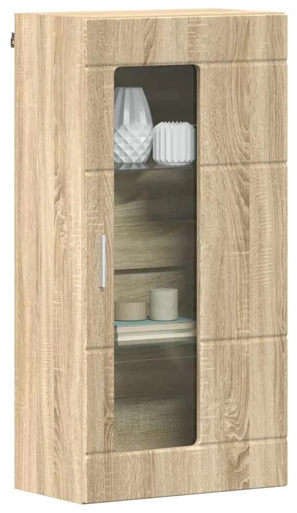 vidaXL Ντουλάπα τοίχου Sonoma Δρυς 55 x 29 x 100 εκ Επεξεργασμένο ξύλο