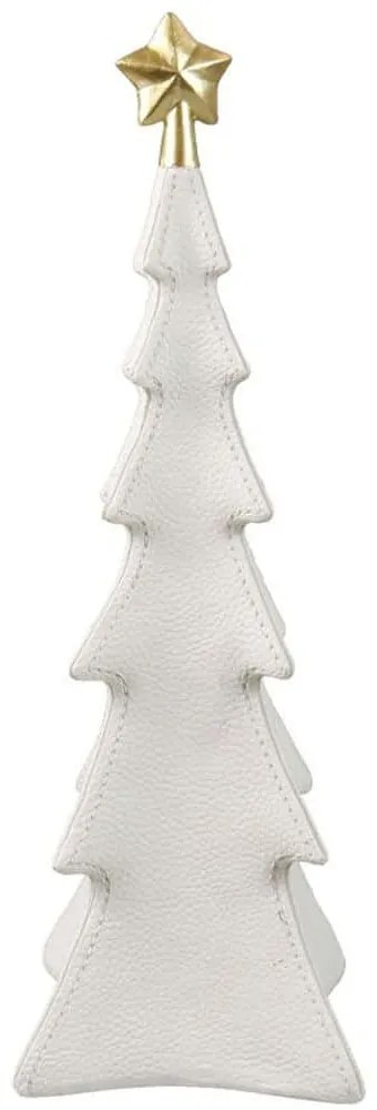 Χριστουγεννιάτικο Δεντράκι Xmas Feast 033257 13x13x39,5cm White-Gold