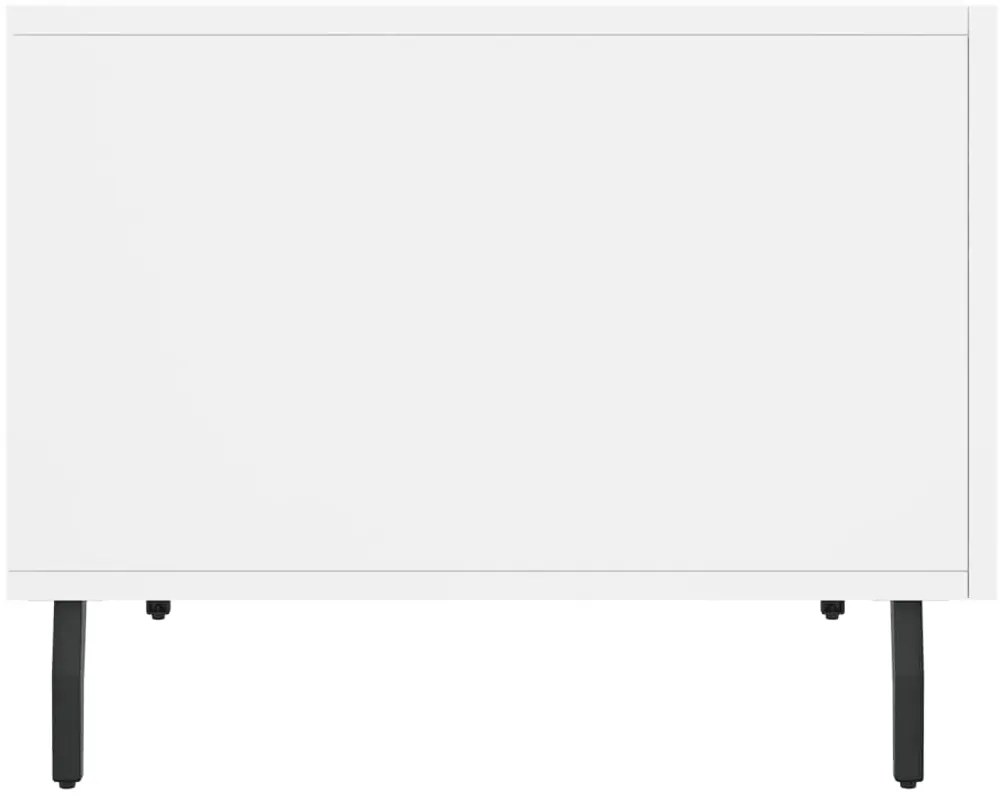vidaXL Τραπεζάκι Σαλονιού Λευκό 50 x 50 x 40 εκ. από Επεξεργ. Ξύλο