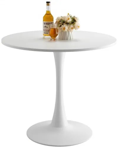 VEVOR 31.5 in Round Dining Table Wood Kitchen Table for 2-4 Person (Only Table)