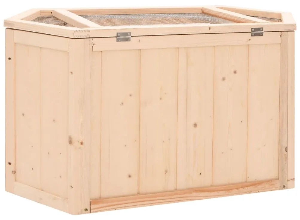 vidaXL Κλουβί Χάμστερ 80 x 40 x 43 εκ. από Μασίφ Ξύλο Ελάτης