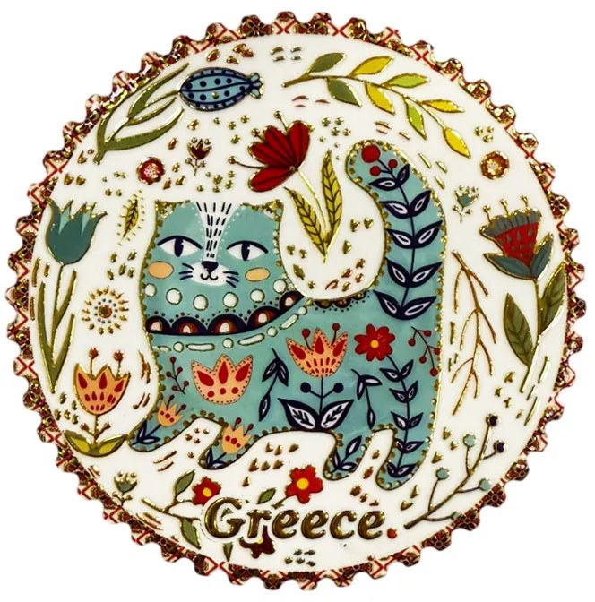 Σετ σουβέρ Greece 4τμχ - Coaster set 4pcs