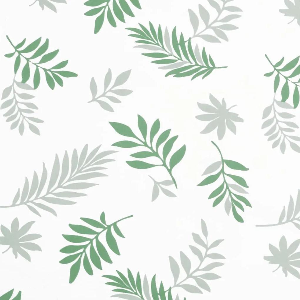 Μαξιλάρι Πάγκου Κήπου Σχέδιο Φύλλων 150x50x7 εκ. Ύφασμα Oxford - Πράσινο