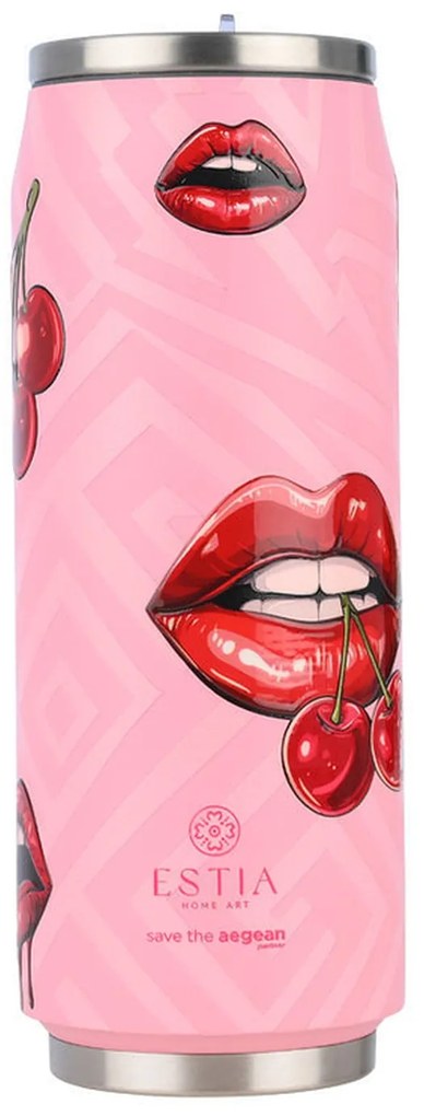 Θερμός Travel Cup Save The Aegean Blush Pop 500ml Estia 01-31312
