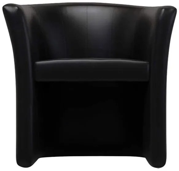 Πολυθρόνα Comfivo 271, Μαύρο, 74x55x50cm, 11 kg, Οικολογικό δέρμα, Πόδια: Πλαστική ύλη | Epipla1.gr