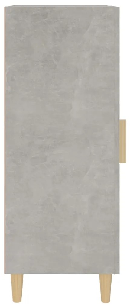 vidaXL Ντουλάπι Γκρι Σκυροδέματος 34,5x34x90 εκ. Επεξεργασμένο Ξύλο