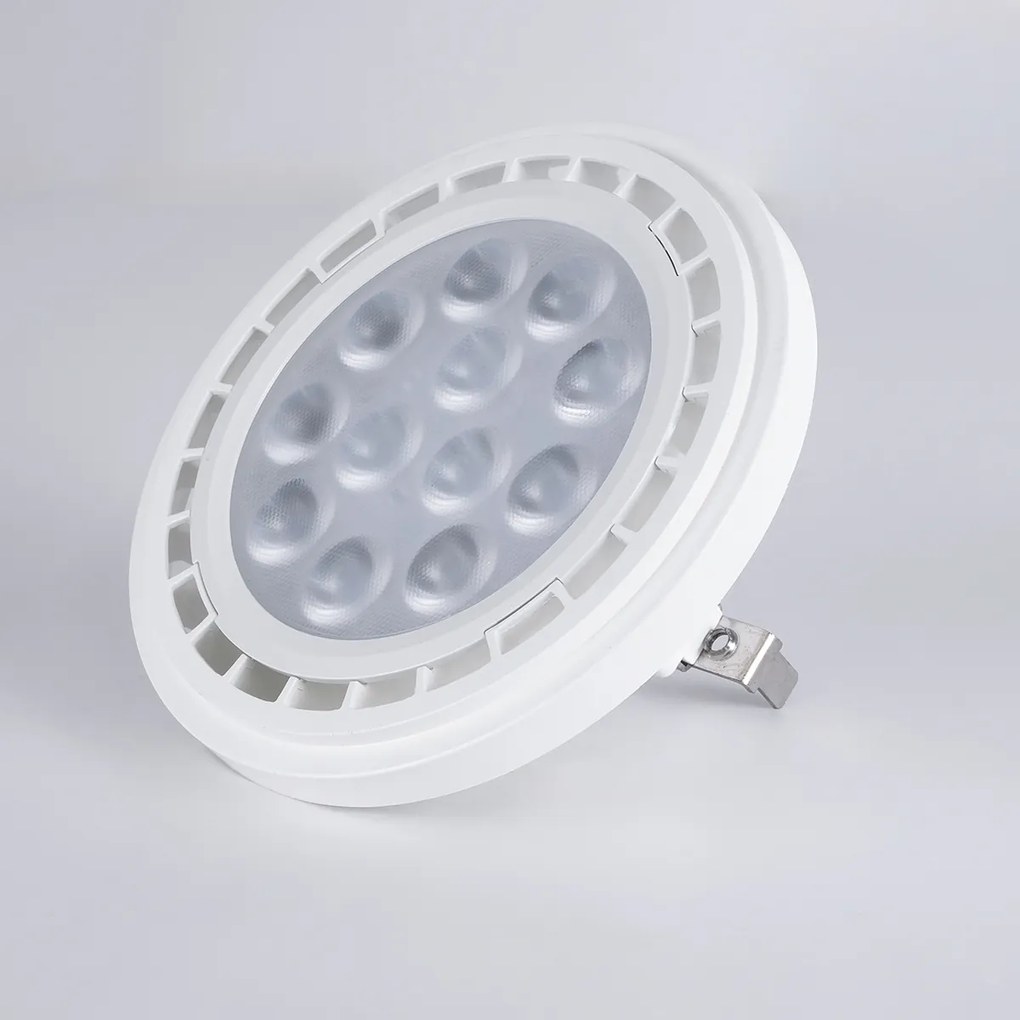 GloboStar® S-40003 Σποτ LED GU5.3 AR111 12W 1200lm 36° AC 220-240V IP20 Φ11 x Υ7cm Ψυχρό Λευκό 6000K - 3 Χρόνια Εγγύηση