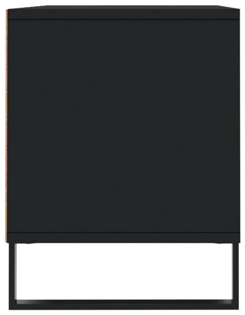 vidaXL Έπιπλο Τηλεόρασης Μαύρο 100x34,5x44,5 εκ. Επεξεργ. Ξύλο