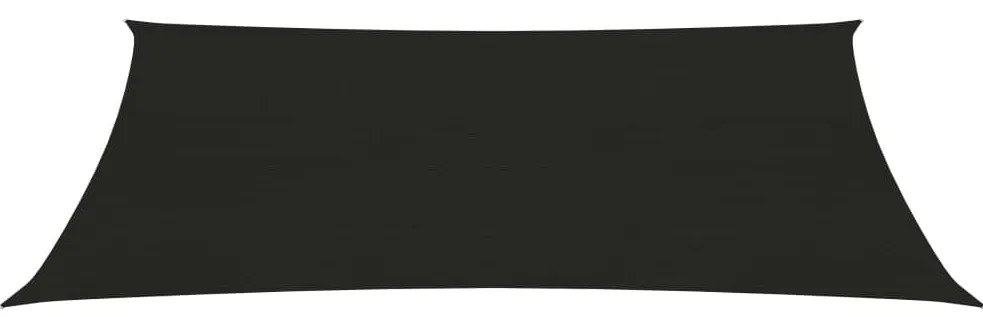 vidaXL Πανί Σκίασης Μαύρο 4 x 6 μ. από HDPE 160 γρ./μ²