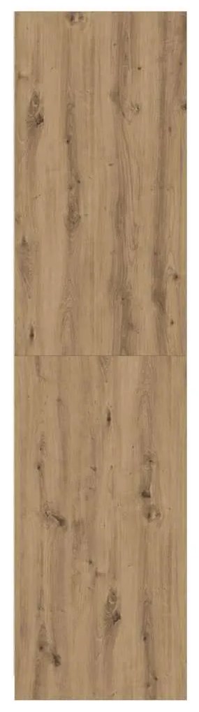 vidaXL Ντουλάπα Αρτισιανή Δρυς 50x50x200εκ από Επεξεργασμένο Ξύλο