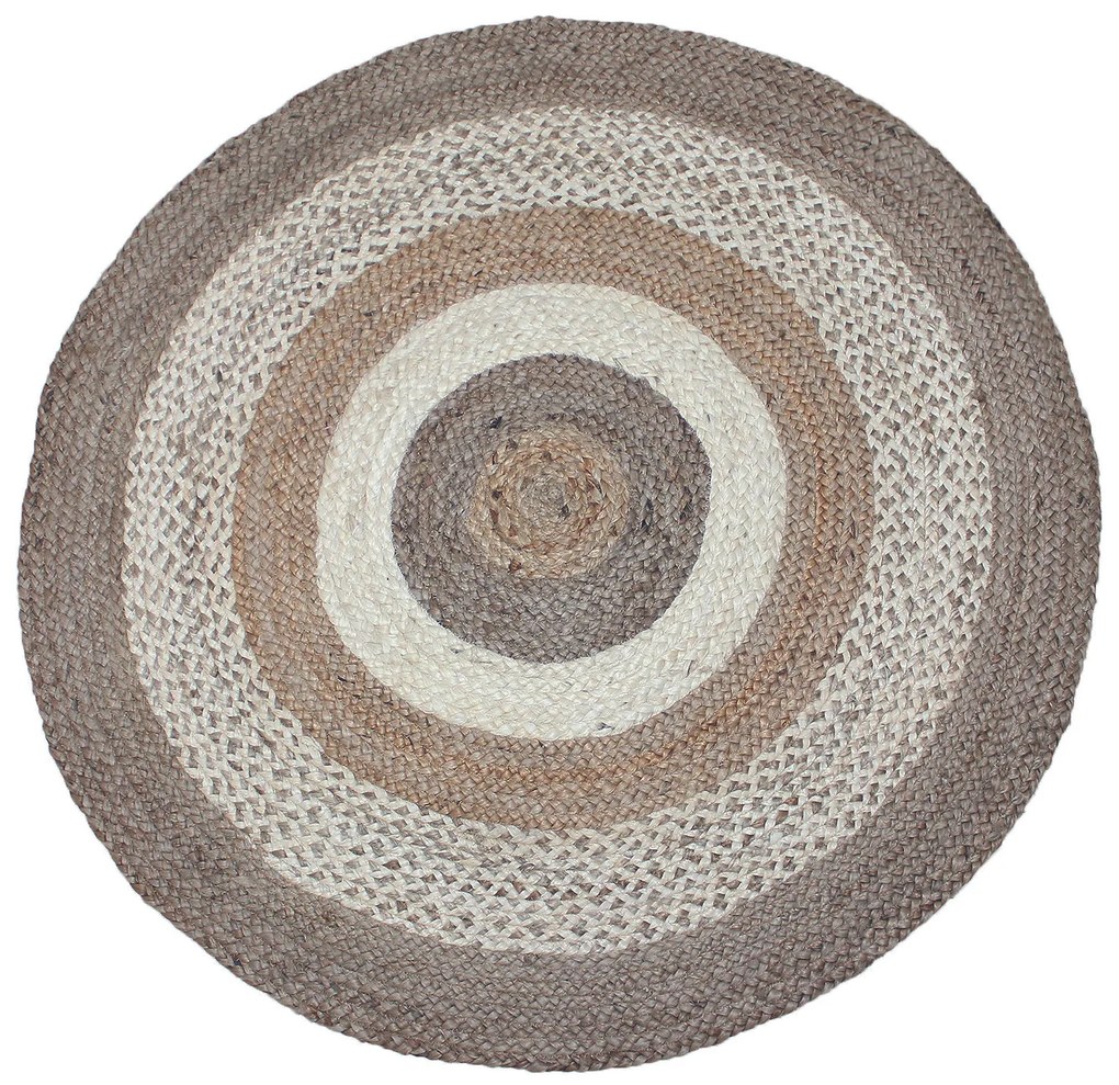 Χαλί Γιούτα BELLO NATURAL ROUND &#8211; 120×120 cm 120cm-Στρογγυλό