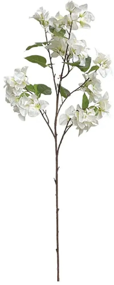 Τεχνητό Λουλούδι Βουκαμβίλια 00-10029-6 108cm White Marhome Πλαστικό, Ύφασμα
