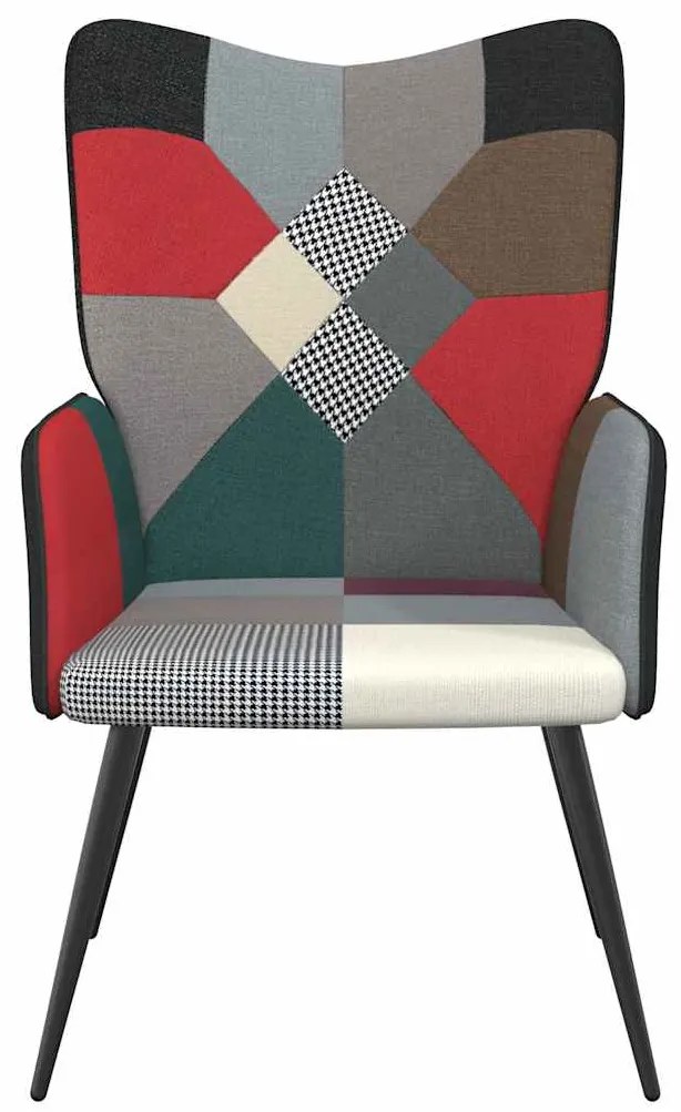 vidaXL Πολυθρόνα Relax Σχέδιο Patchwork Υφασμάτινη