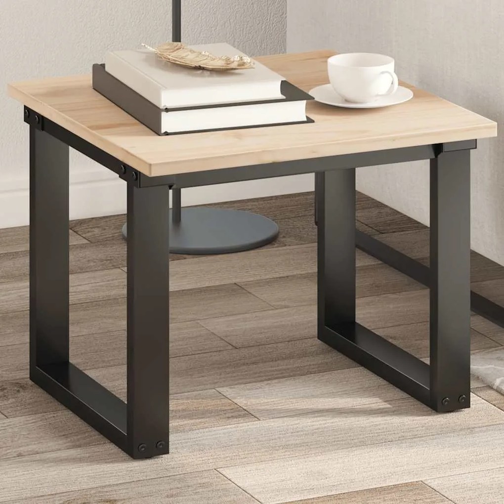 vidaXL Επιφάνεια Τραπεζιού Τετράγωνη 50x50x1,7 εκ. Μασίφ Ξύλο Πεύκου