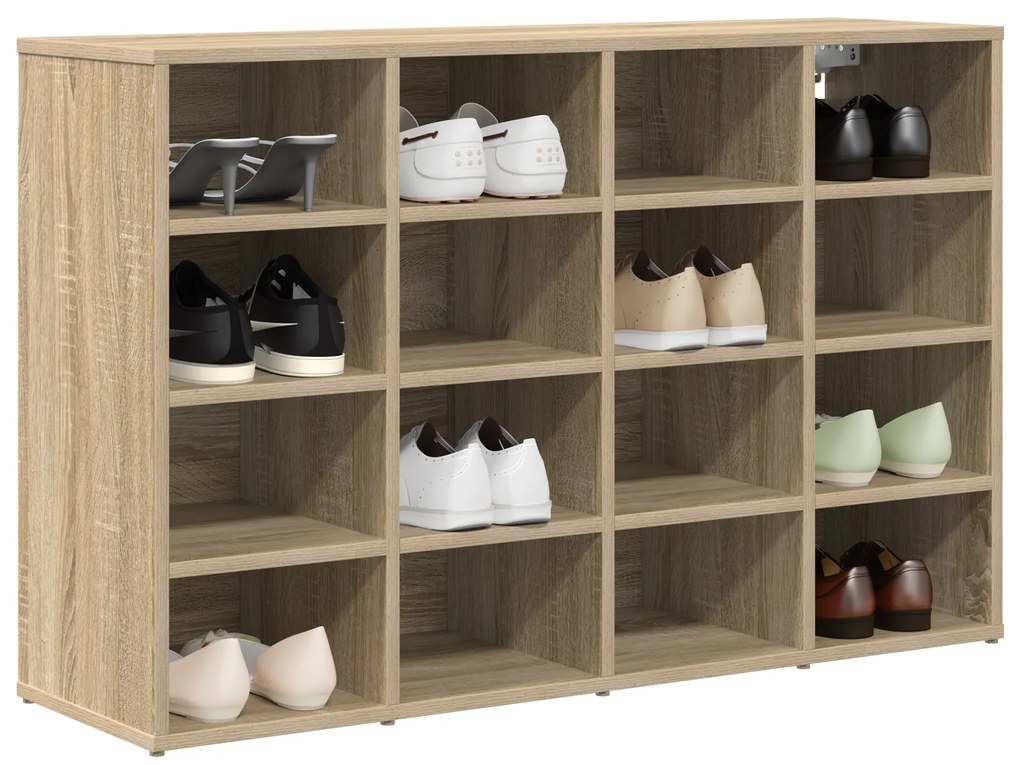 vidaXL Ντουλάπα Παπουτσιών Sonoma Δρυς 103x30x51 εκ Επεξεργασμένο ξύλο