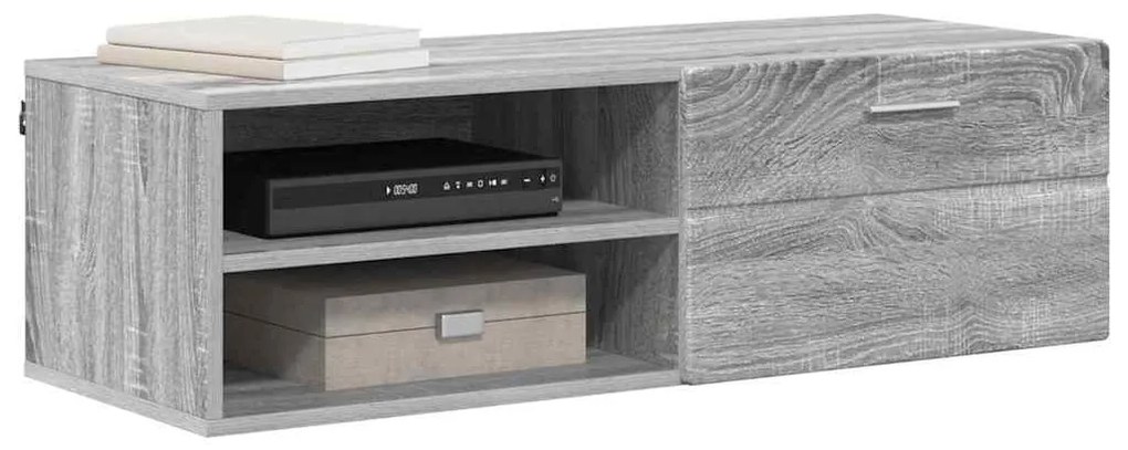 vidaXL Ντουλάπι TV Γκρι sonoma 100.5 x 39 x 30 εκ Επεξεργασμένο ξύλο