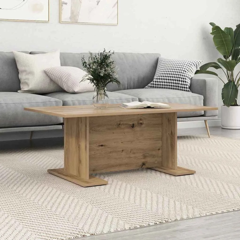 vidaXL Τραπεζάκι σαλονιού Άλλο artisan δρυς 103.5 x 60 x 40 εκ