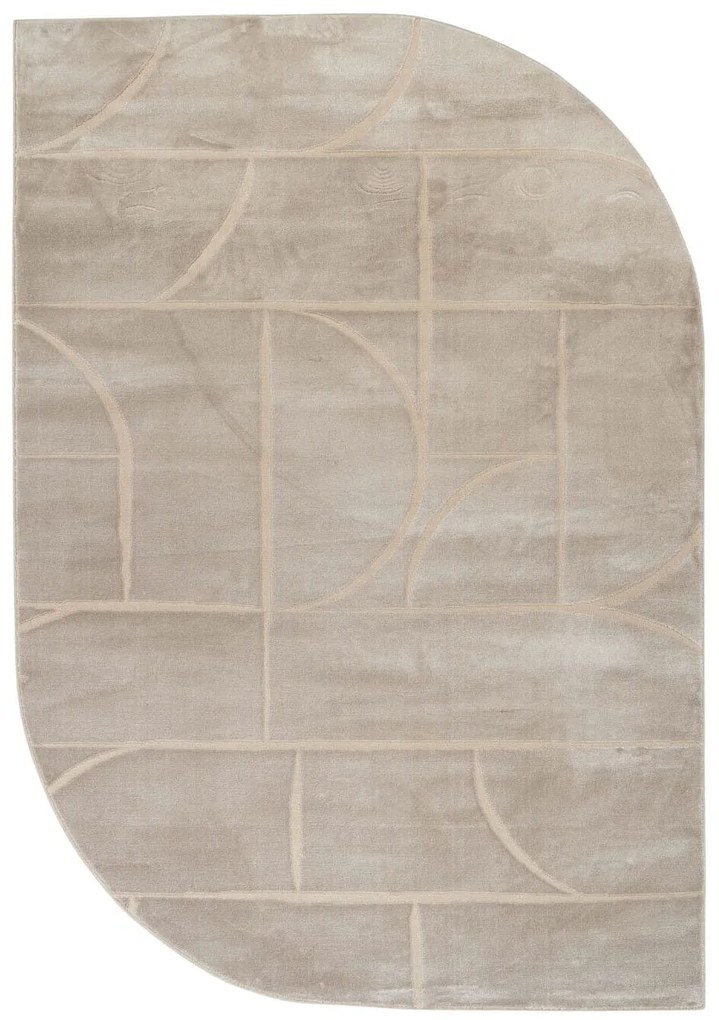 Χαλί ezzo Forma E460A1W BEIGE-133 x 190 εκ.