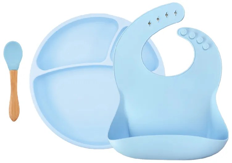 Σετ φαγητού MinikOiOi Mineral blue