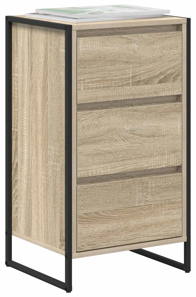 vidaXL Πλαϊνό γραφείο Σονόμα 42 x 36 x 75.5 εκ. Επεξεργασμένο ξύλο