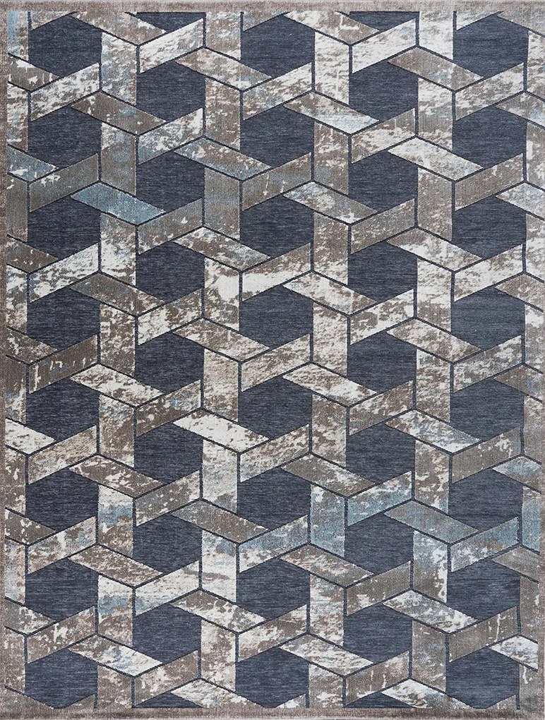 Χαλί TRUNK GREY BLUE