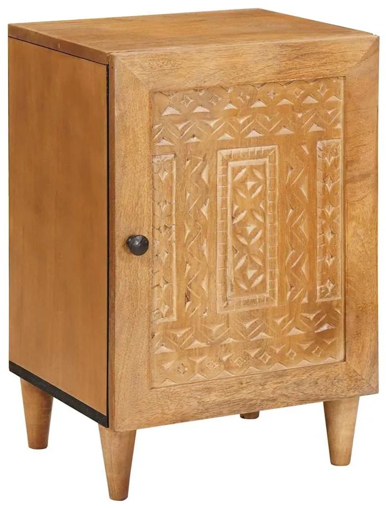 vidaXL Ντουλάπι Μπάνιου με αποθήκευση Ανοιχτό καφέ 38 x 33 x 58 εκ.