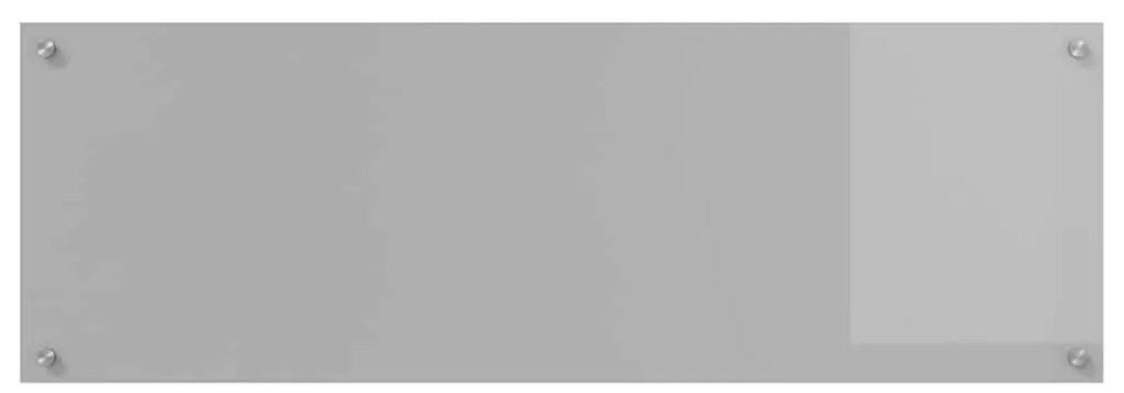 vidaXL Πίσω Πάνελ Κουζίνας Ανοιχτό γκρι 120 x 40 x 0,6 εκ.