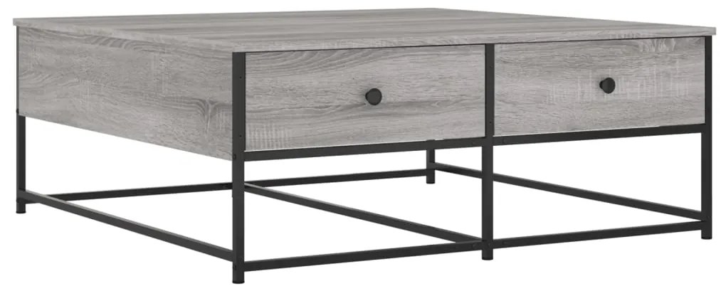 vidaXL Τραπεζάκι Σαλονιού Γκρι Sonoma 100 x 99 x 40 εκ. Επεξεργ. Ξύλο