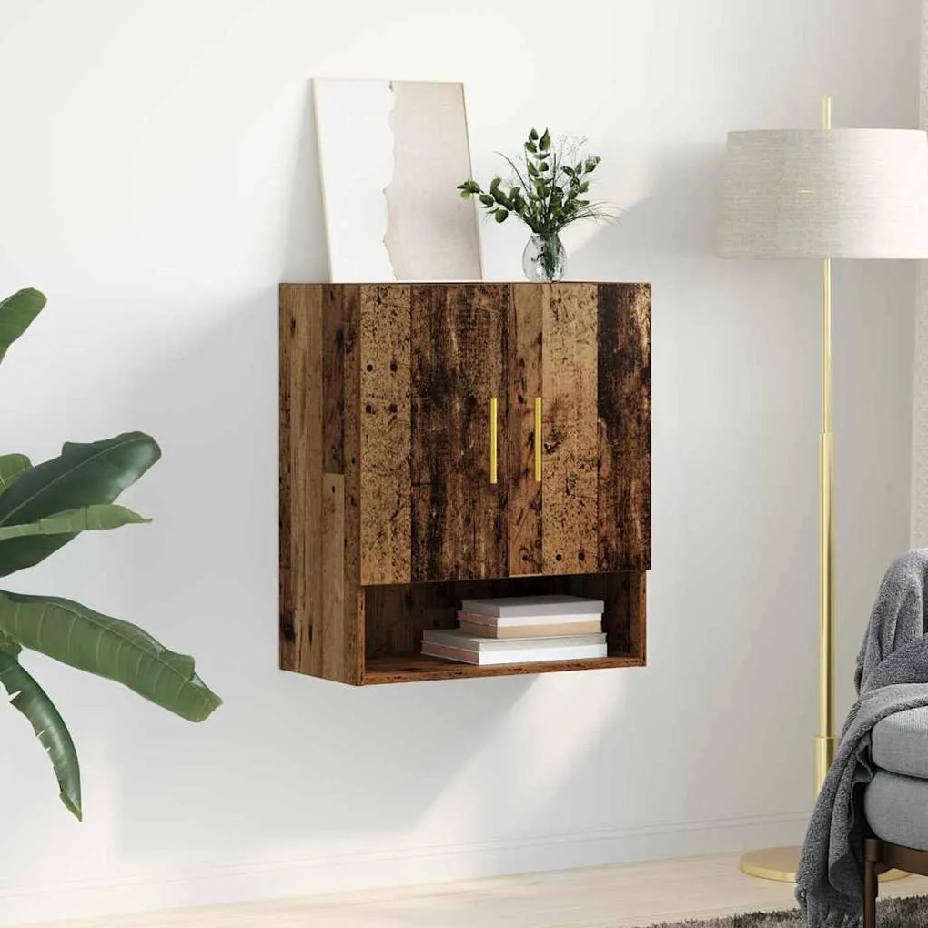 vidaXL Ντουλάπα Τοίχου Παλαιό ξύλο 60 x 31 x 70 εκ Επεξεργασμένο ξύλο