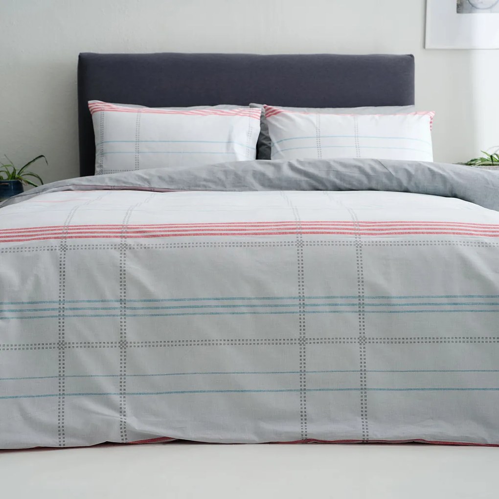 Σεντόνια Μονά (Σετ) Vesta Living Valeria 1 Γκρι ΜΕ ΛΑΣΤΙΧΟ 100x200+25