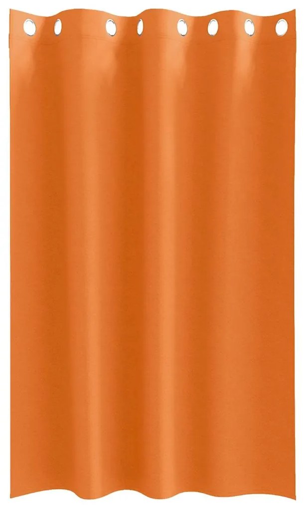 vidaXL Κουρτίνες 2 pcs Φωτεινό Πορτοκάλι 175x140εκ. Πολυεστέρας