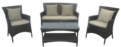 Bliumi  Σετ Καναπές 4 Τεμαχίων Bliumi Palace Αλουμίνιο Wicker BEST-41062876