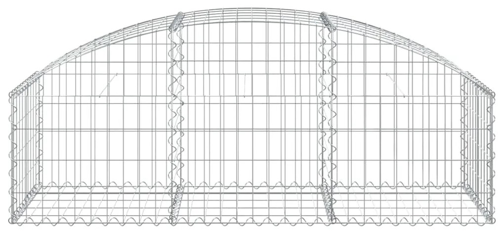 vidaXL Συρματοκιβώτιο Τοξωτό 150x50x40/60εκ. από Γαλβανισμένο Χάλυβα