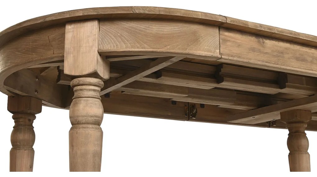 Τραπεζαρία Home ESPRIT Φυσικό Έλατο 100 x 100 x 78 cm