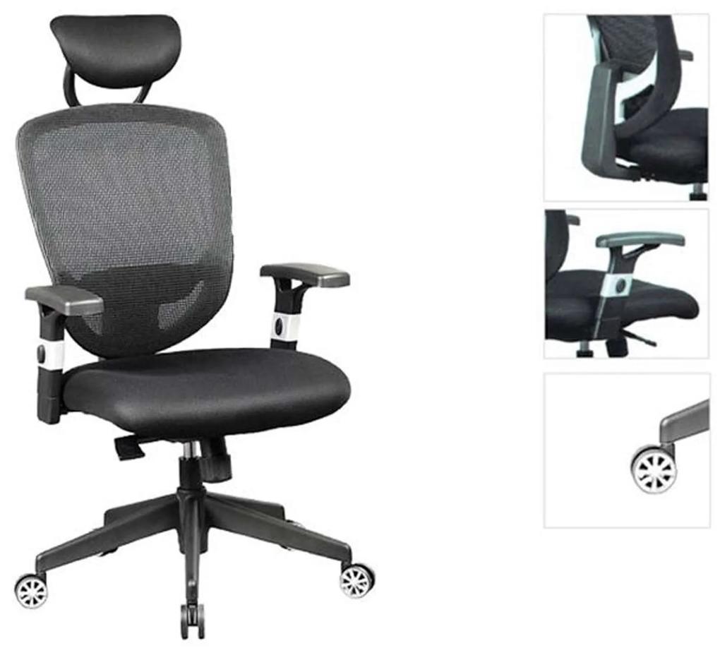 Καρέκλα Γραφείου BF9100 Black EO521 65x62x114/125 cm