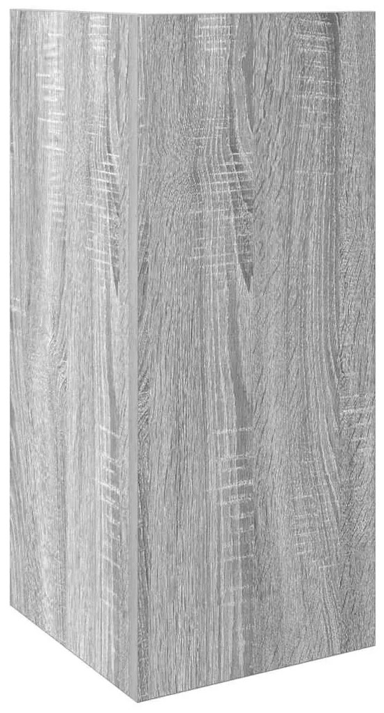 vidaXL Τραπεζάκια 2 τεμ. με ράφι Γκρι Sonoma 25,5x27x60 εκ.