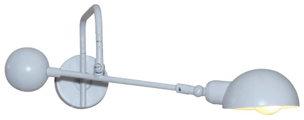 Φωτιστικό Τοίχου - Απλίκα HL-3539-1 S 77-3867 Oliver White  Homelighting Metal