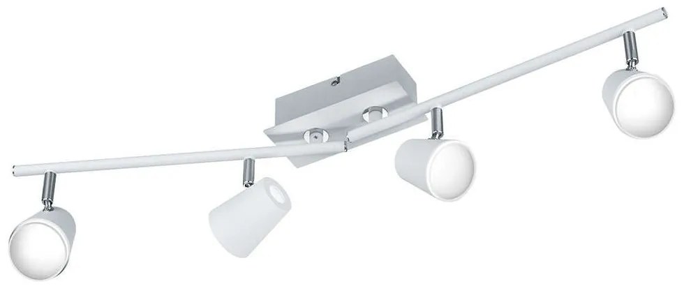 Φωτιστικό Οροφής - Σποτ Narcos 873110431 Nickel Trio Lighting Metal