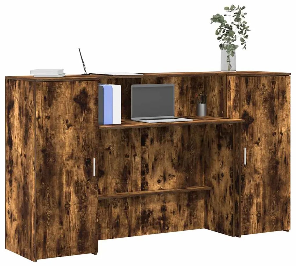 vidaXL Γραφείο υποδοχής 180x50x103,5 εκ. Επεξεργασμένο Ξύλο