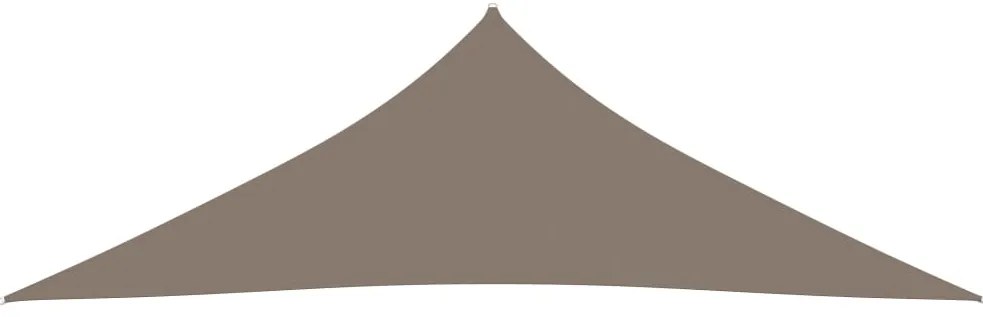 vidaXL Πανί Σκίασης Τρίγωνο Taupe 5 x 5 x 6 μ. από Ύφασμα Oxford