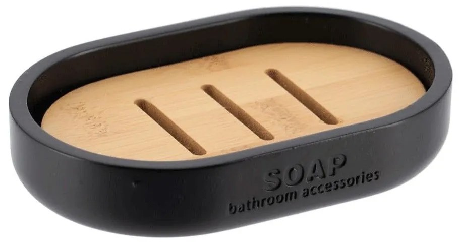 Σαπουνοθήκη 06.64101237 Black-Brown Polyresin